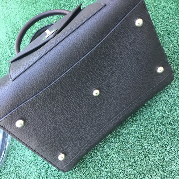 NWT Anine Bing Madison Handbag Leather Black - Picture 12 of 16